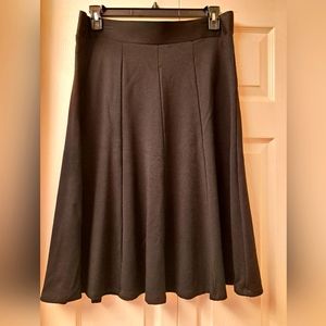 Roz & Ali Solid Black XL skirt